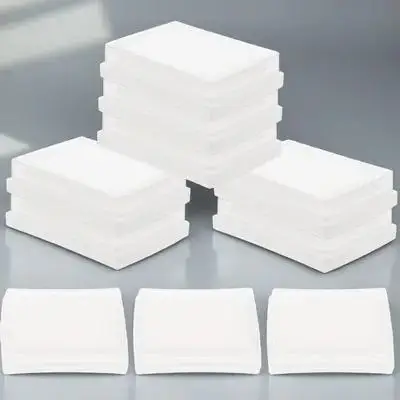 10 Uds. Almohadillas de tinta de huellas dactilares en blanco, almohadillas de sello lavables DIY para álbum de recortes, papel, tela de madera, juego de almohadillas de tinta reutilizables artesanales