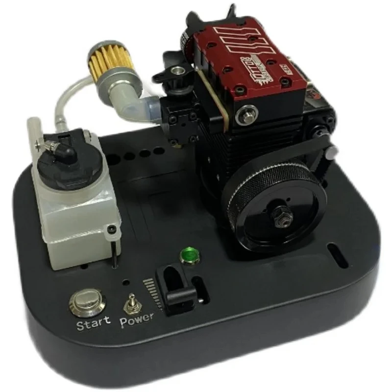 Twin cylinder engine assembly model metal methanol fuel mini mini engine mechanical assembly toy