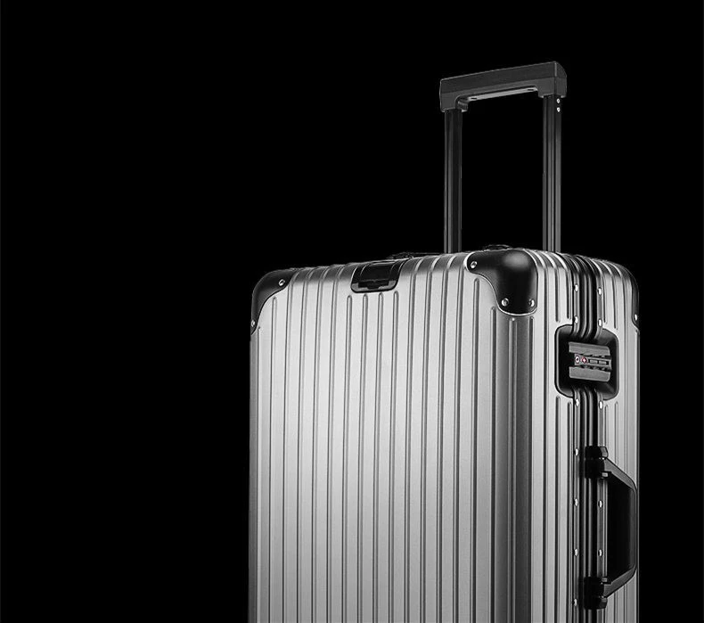 

Frosted all-aluminum magnesium alloy trolley case for women's universal wheel for men's travel