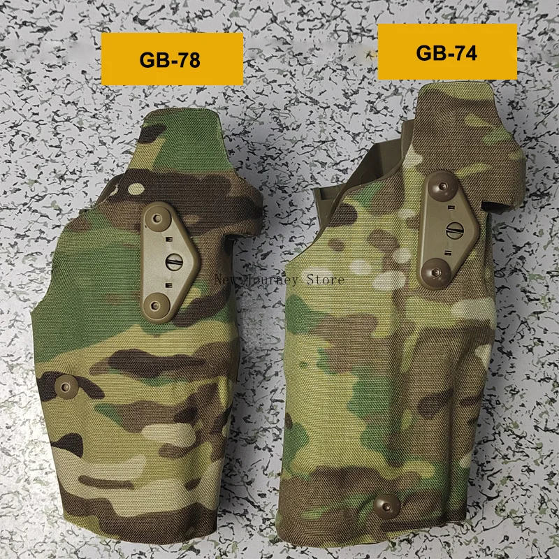 

Тактическая кобура 6354DO для G17 G19, совместимая с фонарями X300, кобура на бедро, быстросъемный адаптер QLS