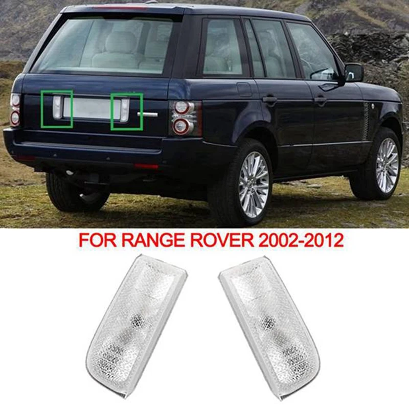 Rear Tailgate Reverse Backup Lamp For Land Rover Range Rover 2002-2012 License Plate Light