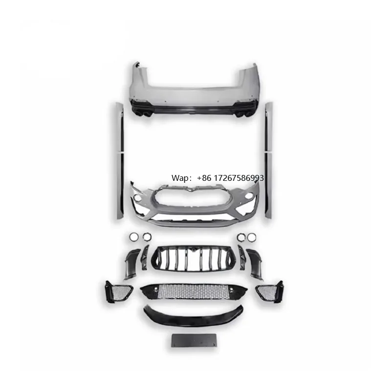 

Car Accessories Front Bumper Rear Bumper Body Kits for Levante 2016-2020 Upgrade New Trofeo Body Kit Grille Side Skirt