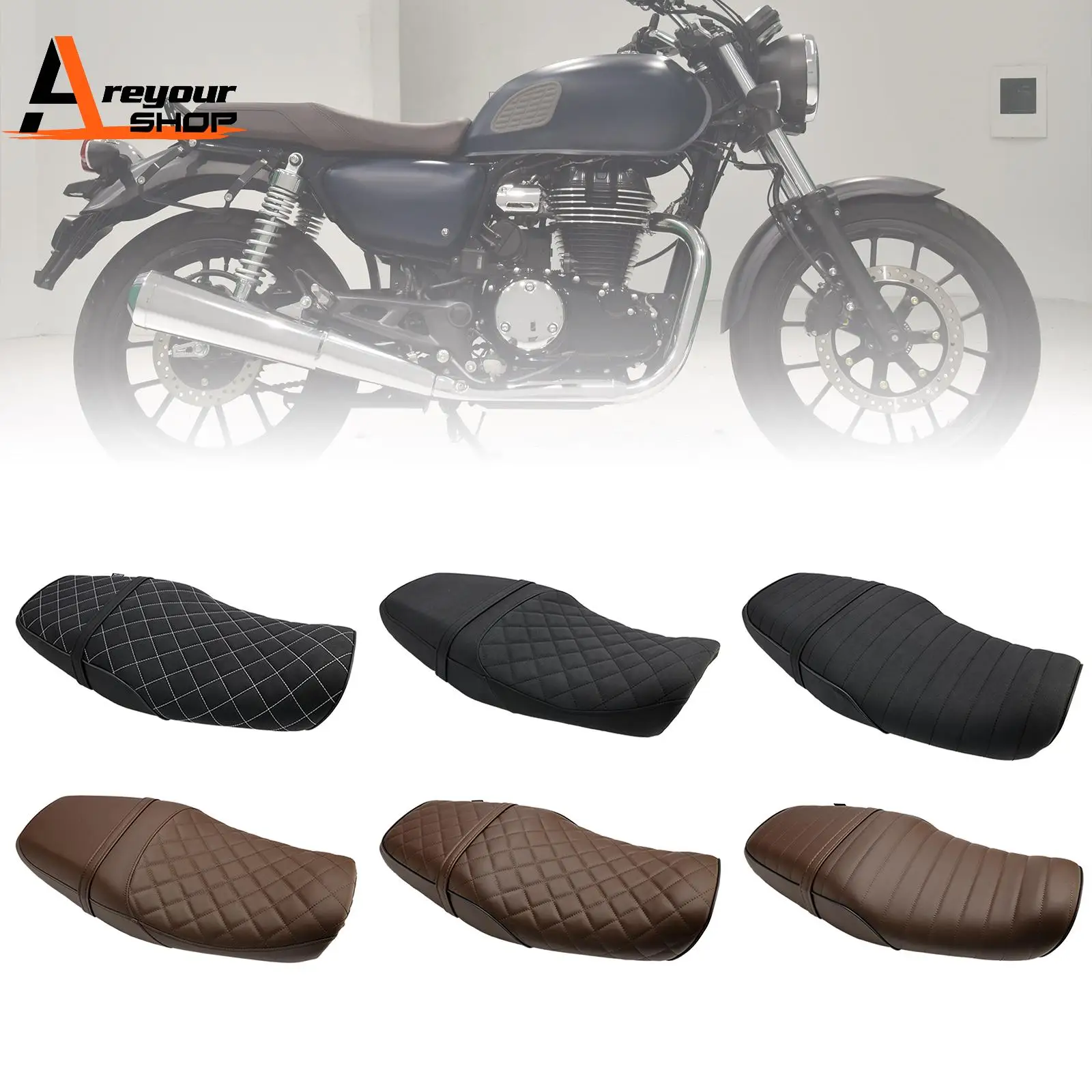 Rider Passenger Seat Front Rear Cushion Fit for Honda Gb350S Gb