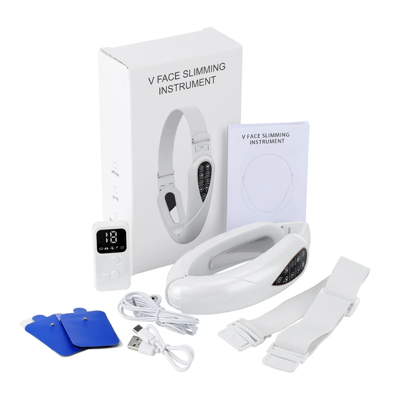 

Micro-current Face Slimming Instrument Facial V-shaped Face Slimming Instrument Face Massage Lifting and Firming Beauty