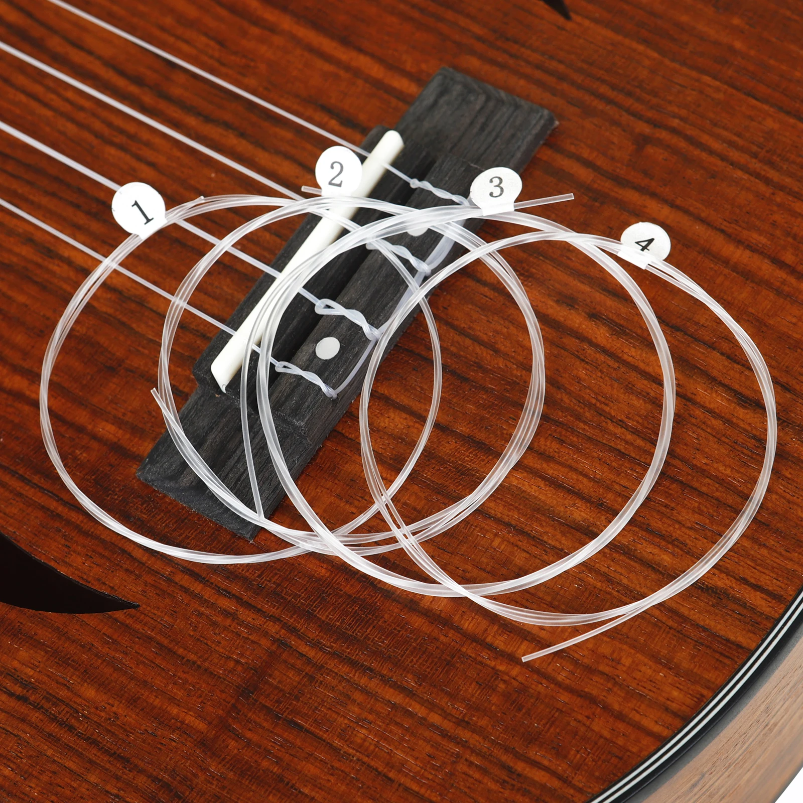 IRIN Ukulele String U106/U107 Ukulele Black White Nylon Strings 4 String Hawaiian Guitar Strings Guitar Parts & Accessories