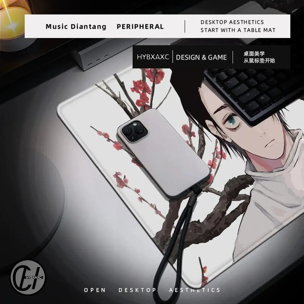 Alfombrilla de ratón púrpura de Anime HD XXL Yuta Okkotsu, alfombrilla para teclado para juegos, portátil, Jujutsu Kaisen, alfombrilla para ratón, PC, armario para jugadores, alfombrilla de escritorio extendida