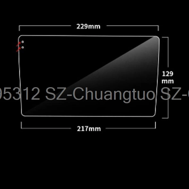 Tempered Glass Screen Protective Film For  TEYES CC3  10 inch 9inch Car Sticker Radio Stereo DVD GPS LCD Screen anti-scratch