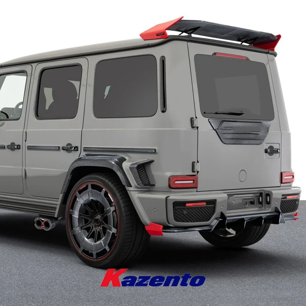 For G63 G500 G350 Rock-Style G900 Rear Under Lip Diffuser Dry Carbon