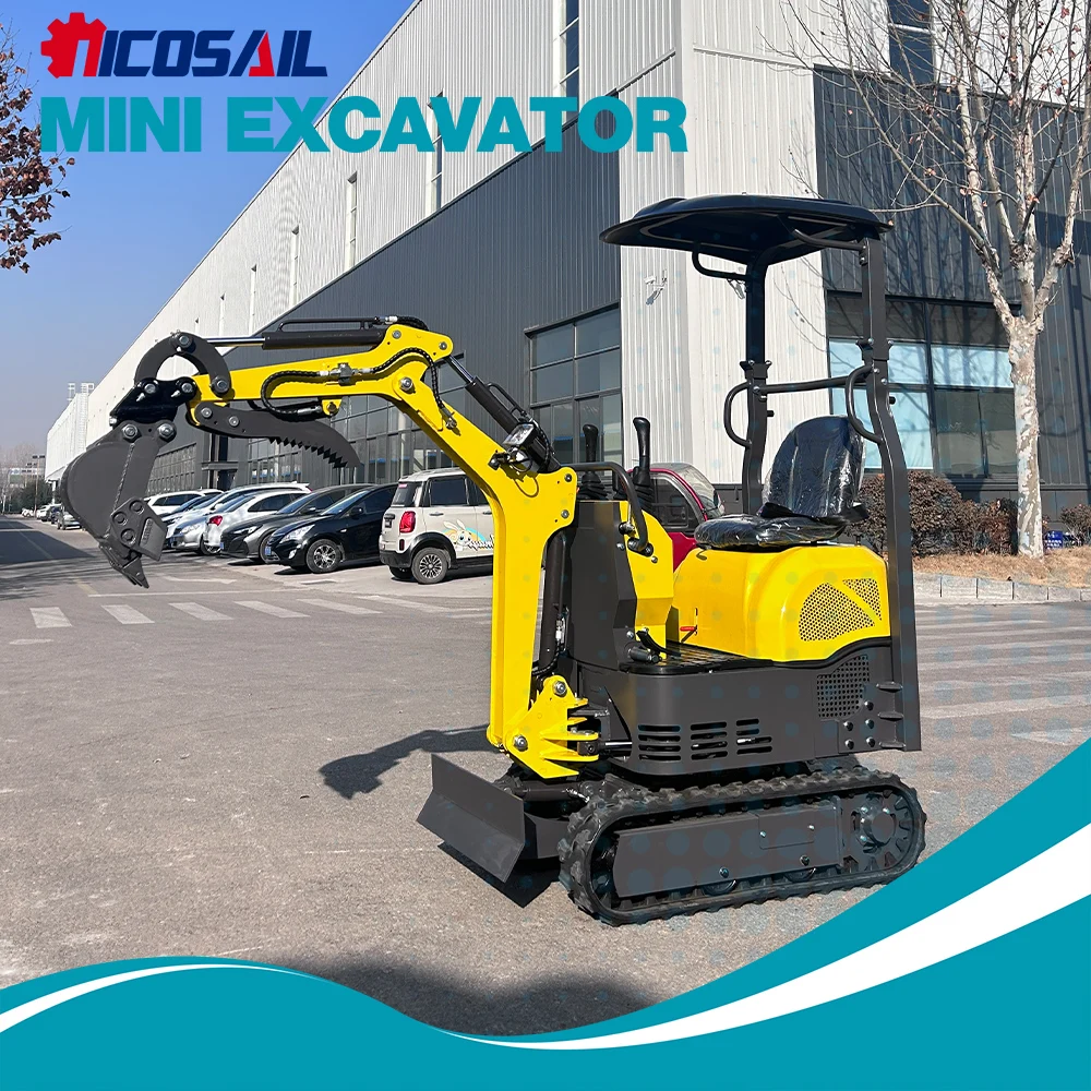 

Мини-экскаватор на гусеничном ходу весом 0,8 тонны, прошедший сертификацию CE и EPA, обладает высокой способностью к земляным работам.