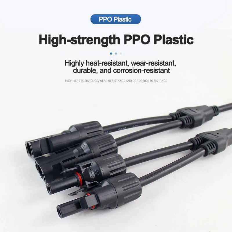 IP67 Waterproof Solar Connectors 1000V 30A Solar Panel Branch PV Connectors Photovoltaic Connect solar