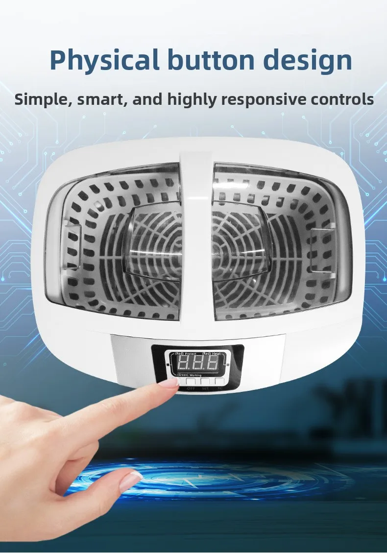 Ultrasonic Cleaning Machine Household Glasses Washing Bottle Makeup Tool