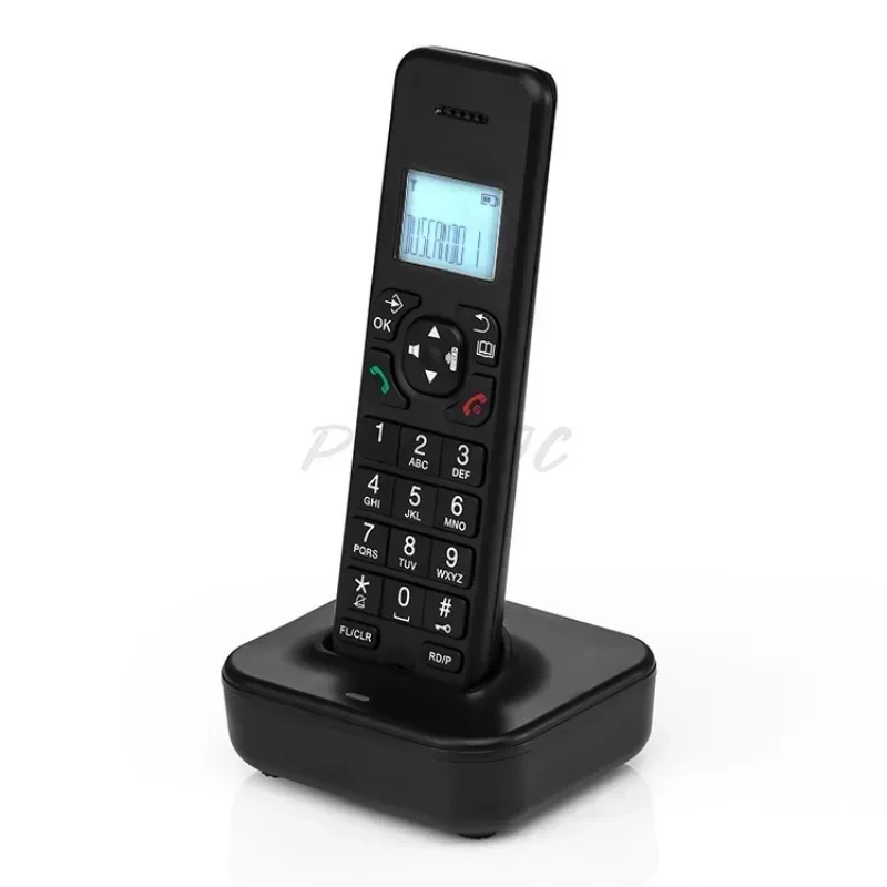 D1102B Home Portable Desktop Phone Business Office Low Radiation Digital Cordless Handheld Phone