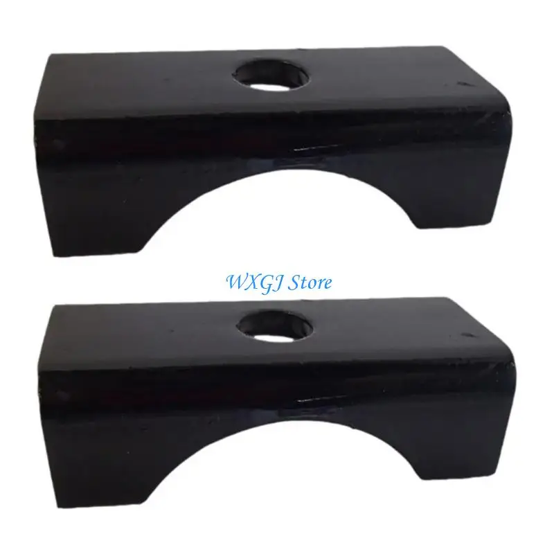 

37JE Металлический пружинный кронштейн для сидений для подвески осей прицепа с круглой трубкой диаметром 3 дюйма, 2 шт.