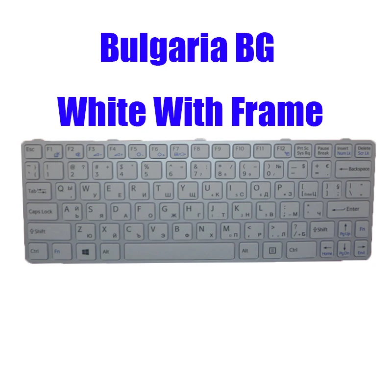 BG CA Laptop Keyboard For SONY SVE11 SVE111 HMB8820NFK651A 149105011BG HMB8820NFJ651A 149102411BG HMB8820NFJ651A 149102411BG New