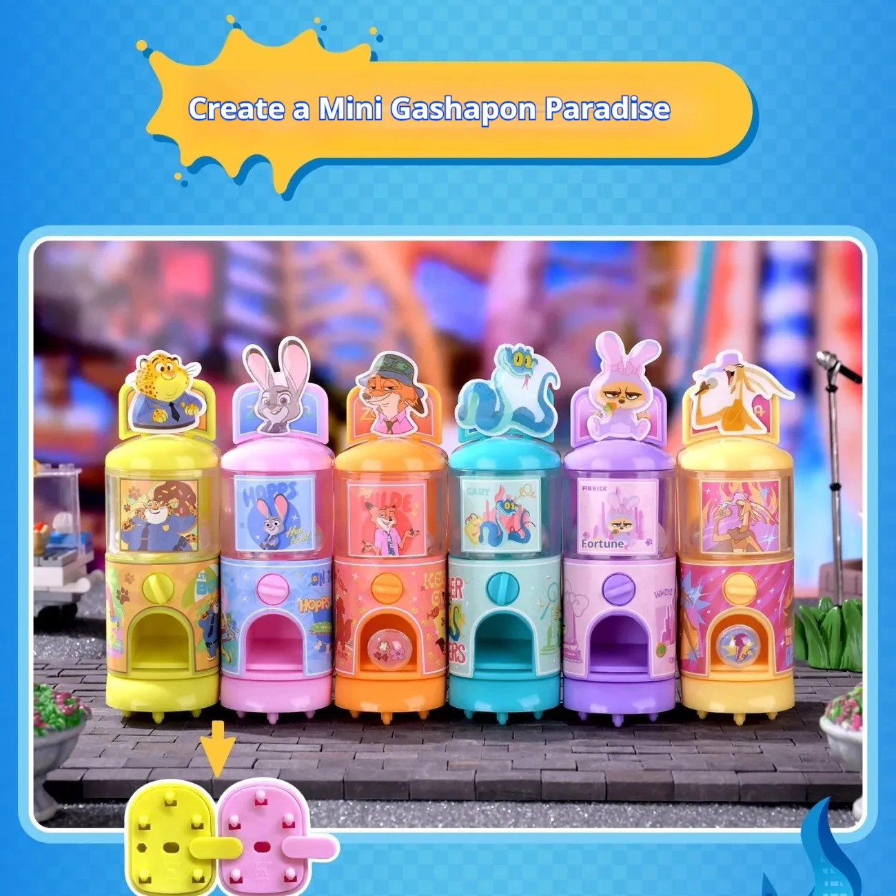

Authentic Lioh Toy Zootopia 2 Mini Egg Twisting Machine Blind Box 6 Styles Judy Nick Gary Mystery Box Children'S Gift