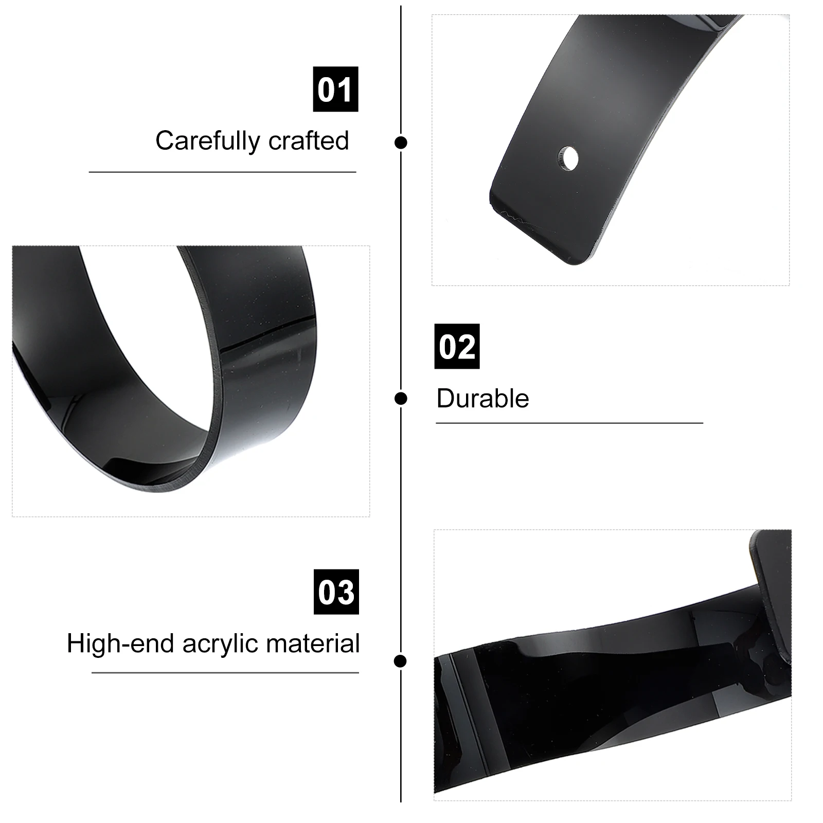 

2 Pcs Belt Display Acrylic -saving Shelf Rack Supermarket