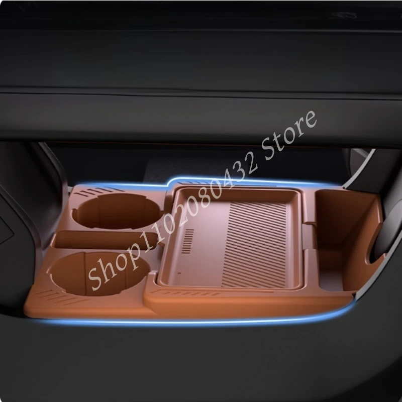 

Accessories FOR GWM HAVAL DARGO 2024 Under Center Console Storage Box Central Control Organizer Tray Interior