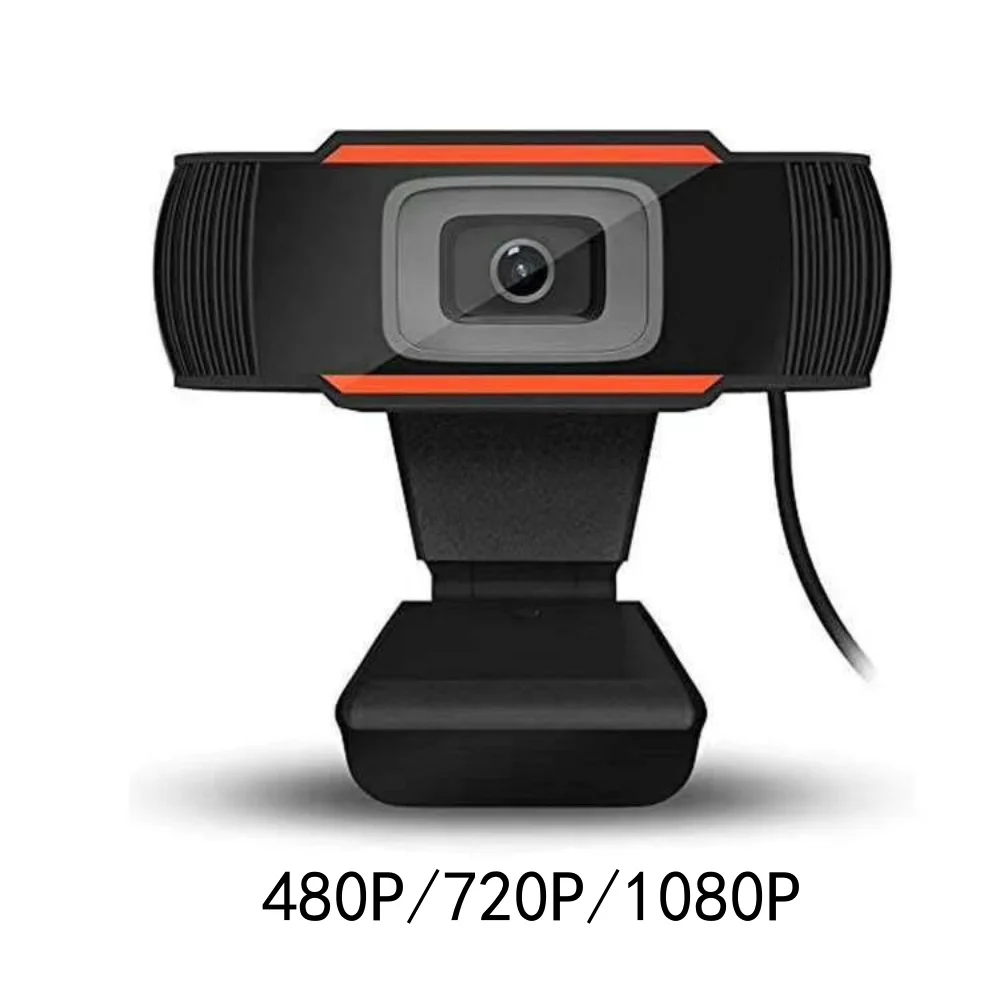 Mini cámara Web HD 480/720/1080P, cámara Web USB con micrófono para PC, ordenador, escritorio, Gamer, Webcast, videollamada, trabajo en conferencia