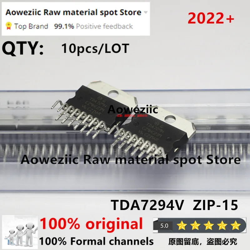 Aoweziic 2022+  10pcs/LOT  100% New Imported Original  TDA7294V TDA7294   ZIP-15  Linear Audio Aamplifier Chip