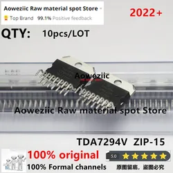 Aoweziic-Chip amplificador de Audio lineal TDA7294V, TDA7294, ZIP-15, Original, importado, 2022 + 10 unidades por lote, nuevo, 100%