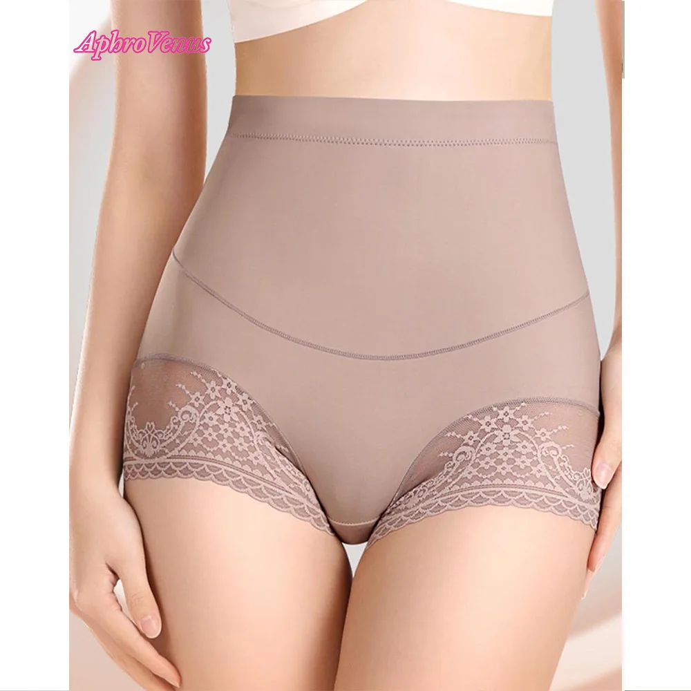 Mid waist Abdominal tightening and hip lifting body slimming pants summer thin breathable seamless underwear women's shapewear