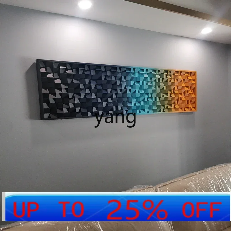 LTT bedroom sound insulation board Acoustic sound-absorbing board Entrance painting audio solid wood diffusion board