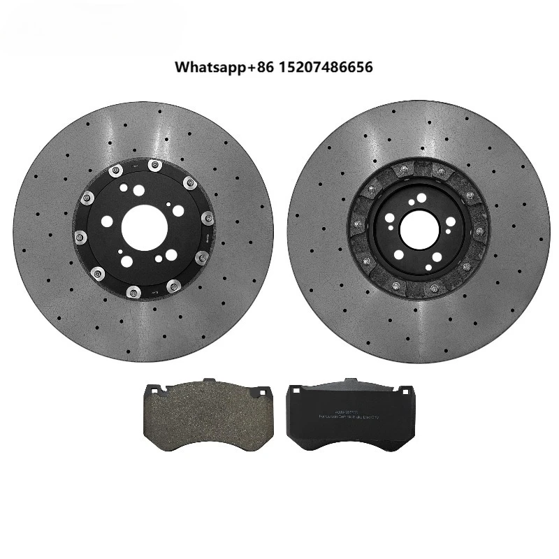 Custom Color Hat Rotors A2314211512 A2314211612 402mm 39mm Carbon Ceramic Brake Disc for  Gtc Cls 63 S