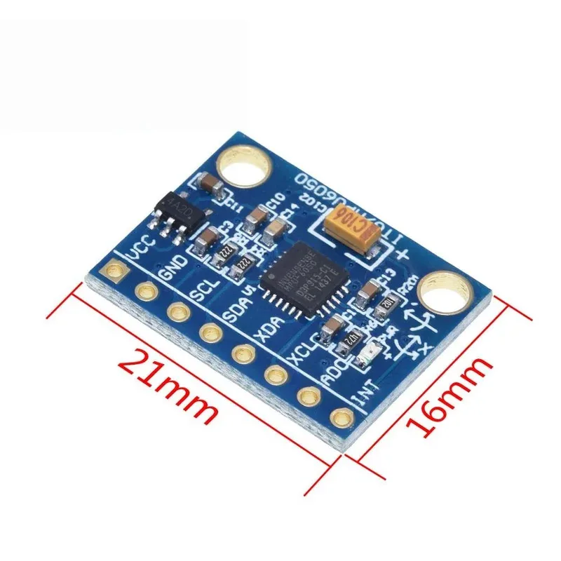 1Set IIC I2C MPU6050 MPU-6050 With Pins 3-5V DC