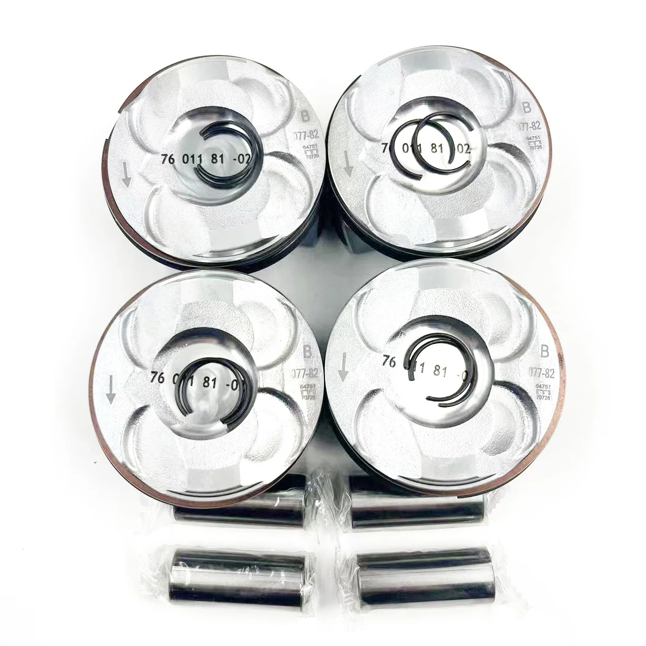 Piston Kit with Ring STD 025 050 11257584117 11257601077 11257601181 for BMW N13 N18 N13B16A N18B16A 1.6L F20 F21 F30 R55 R56
