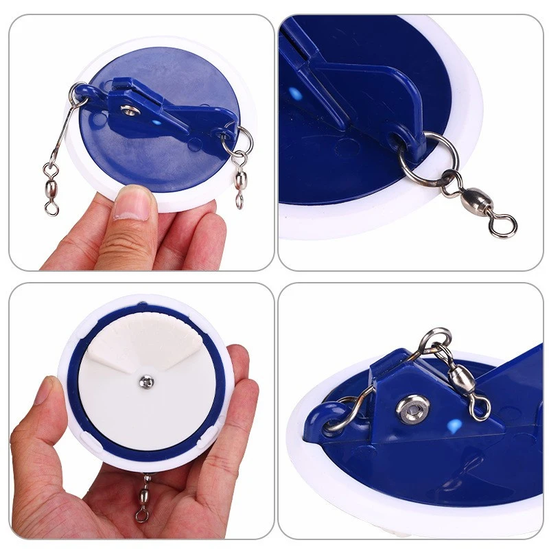 1pc Boat Fishing Sea Fishing Trolling Disc Connector With Lead Weight Adjustable Angle 8-shaped Ring Wire Connection Fishing