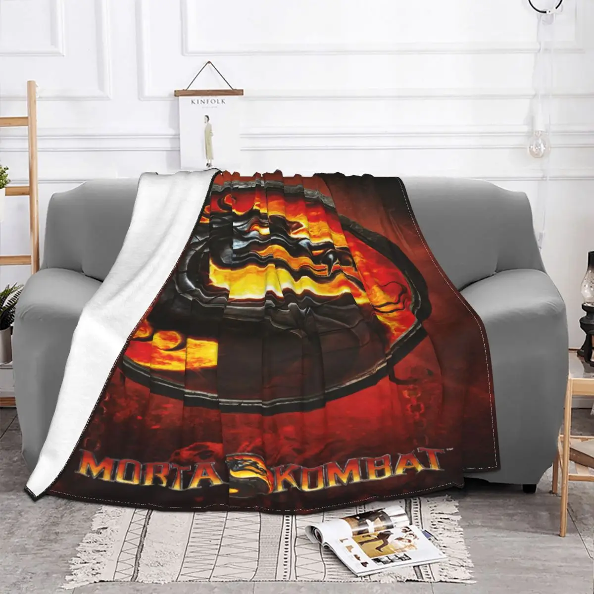 Mortal Kombat 1649 Home Couple Blankets Thin Wadding Blanket Throw Blanket