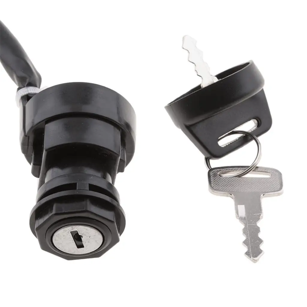 5 Wires Ignition Key Switch Black Plastic Starter Lock Part for 700 700R Motorcycle 2009-2016