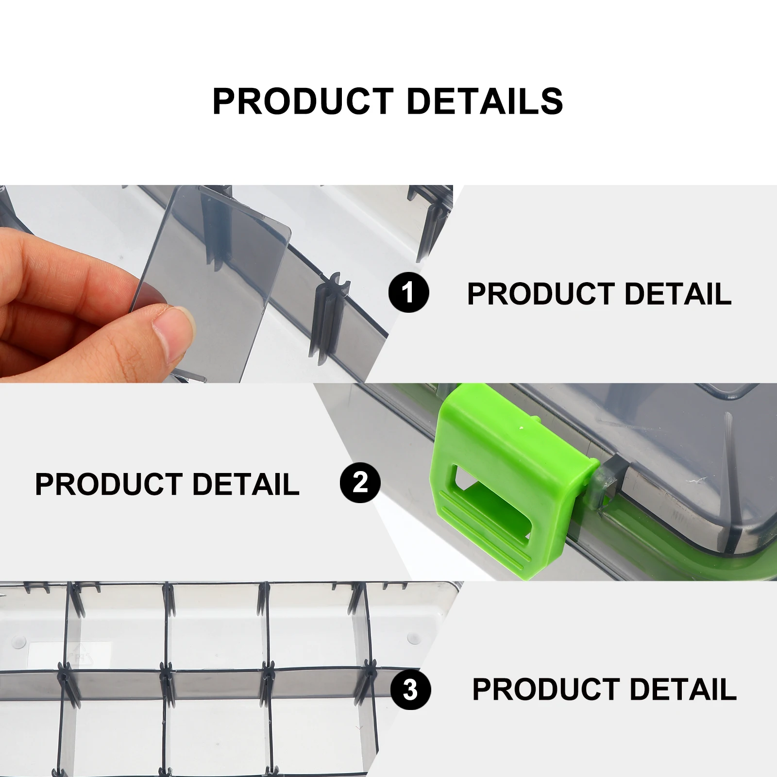 

1PC Bait Box Storage Container Fishing Lure ganizer Gear Small Portable Waterproof Plastic Tackle Case Tool Reel Utility Box