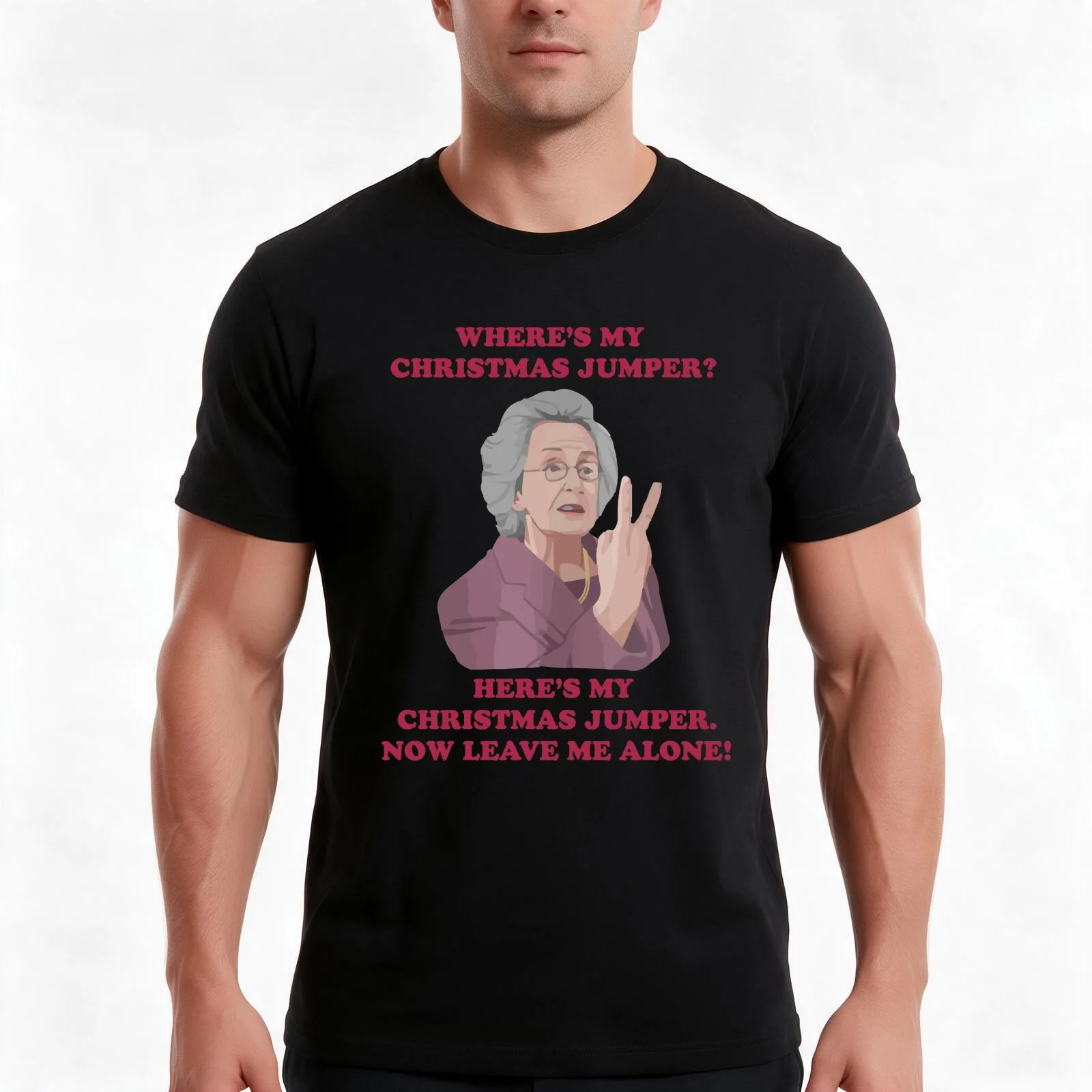 Gavin & Stacey - Doris Christmas Jumper - Oh Doris Nessa T-Shirt Summer Casual Cotton Tee Oversized Streetwear Tops