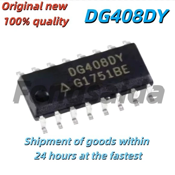 5PCS Brand new original DG408DY, DG408DYZ, DG408DY-T1-E3 surface mount SOP16 analog switch integrated chip