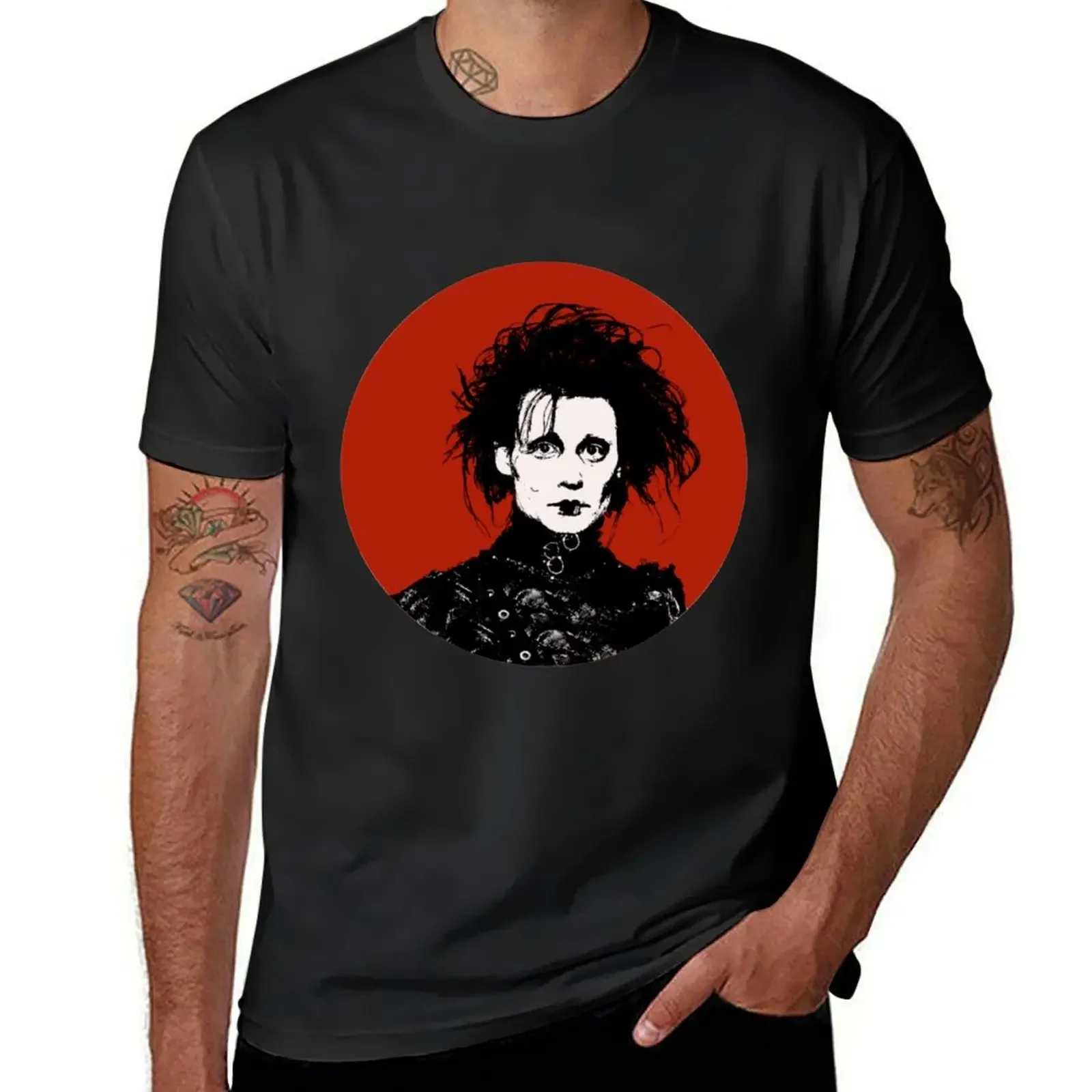 

Edward Scissorhands T-Shirt man clothes plus sizes anime clothes Men's t-shirts