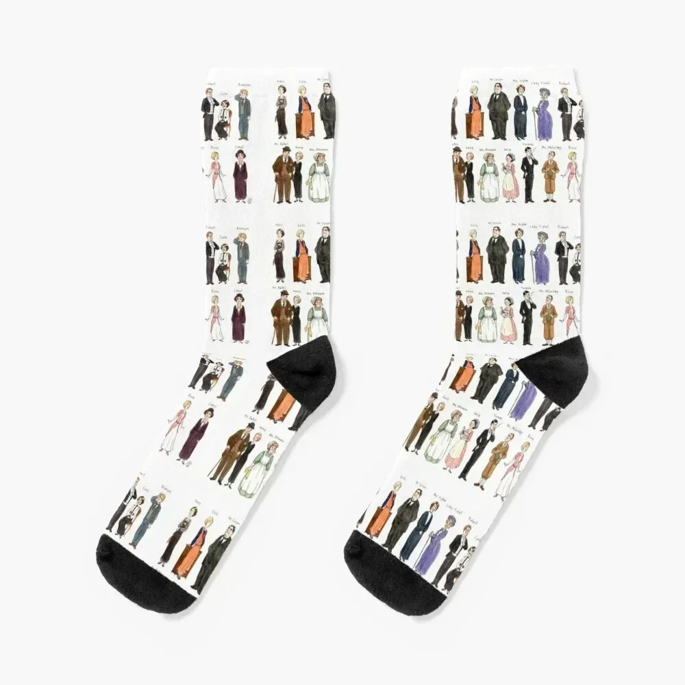 Downton A. Portraits Socks anti slip football summer funny gifts Run Socks Male Women's