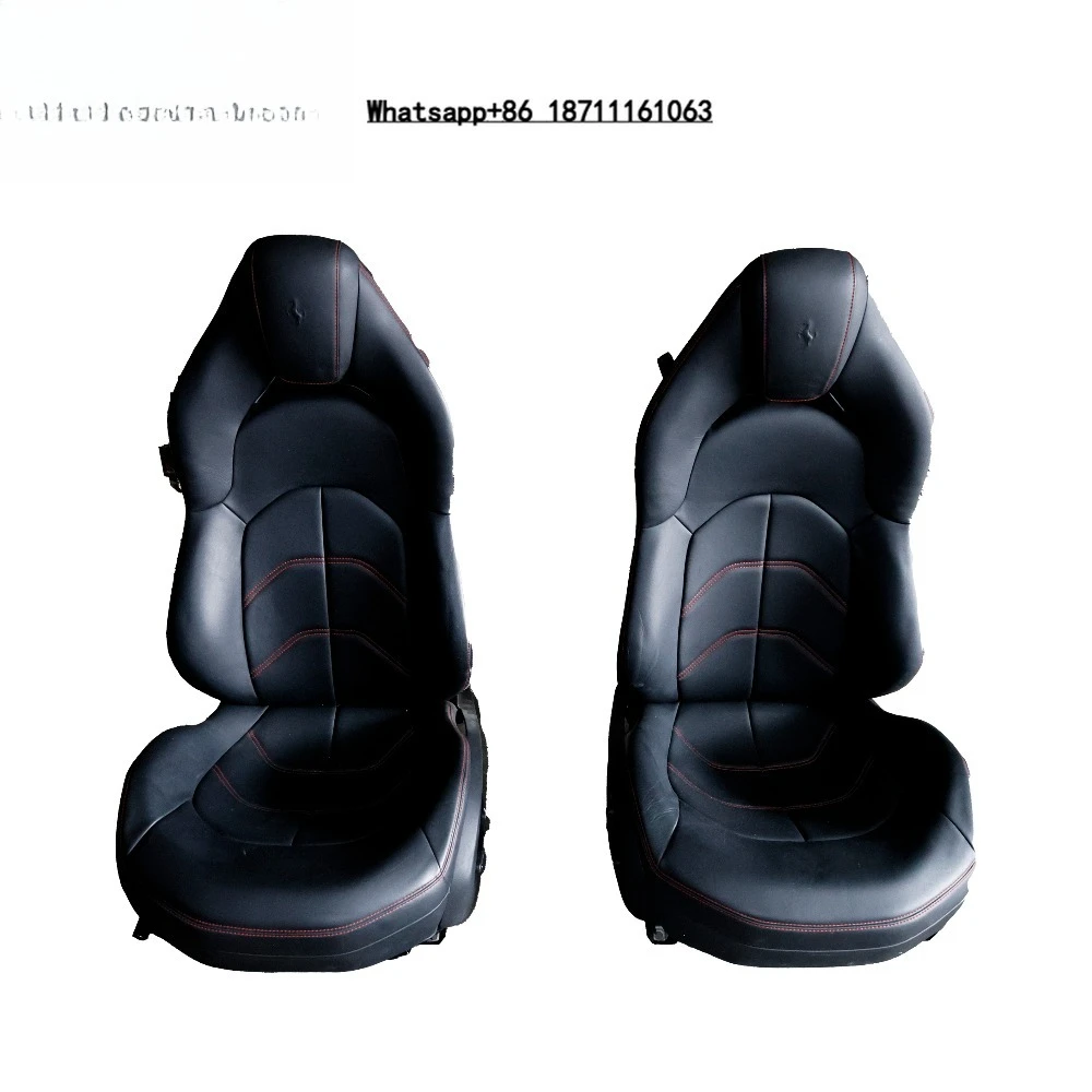 Losangato Quilted Seat 488 GTB Pista Spider Leather Interior 87468700 87297100 Original  in Good Condition