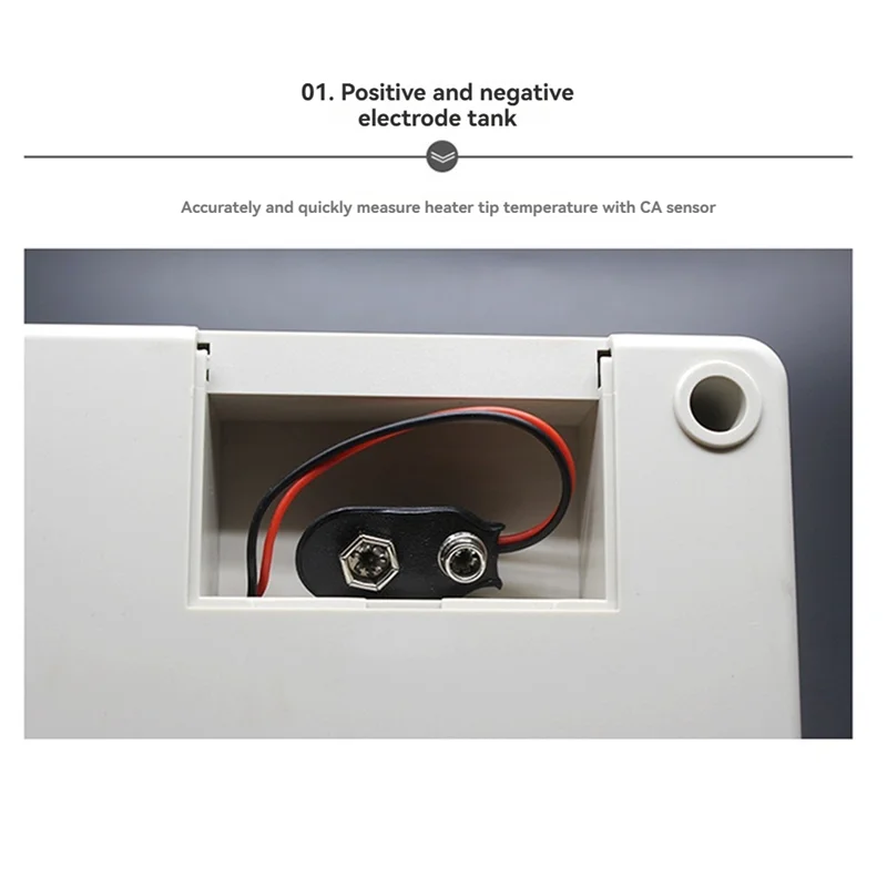 A96I-новый тестер с железным наконечником, термометр с железным наконечником, тестер температуры пайки, термометр с железным наконечником, цифровой дисплей 0 ℃ -600 ℃   Наконечник