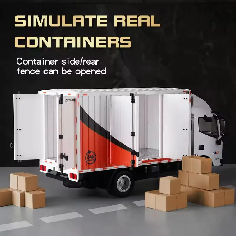 Huina 1:18 Rc سيارة 13ch التحكم عن بعد التسليم السريع سيارة تحميل النقل سيارة صغيرة شاحنة بضائع شاحنة عائمة شاحنة صغيرة #3