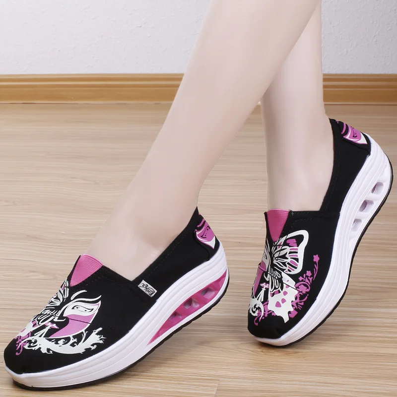 

Spring and Autumn Ethnic Style Cloth Shoes Women's Casual Shoes