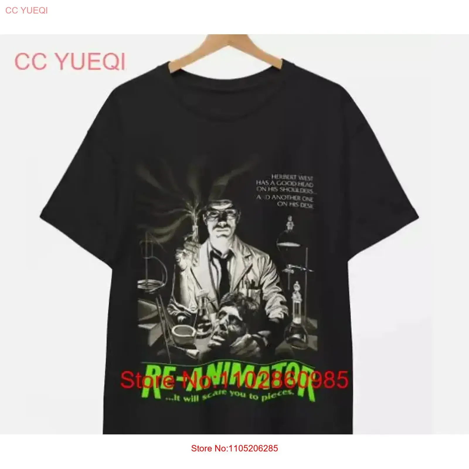 Re Animator Movie T Shirt 80's Horror Renimator tee Cult S 5XL vintage Washed Slightly Breathable graphic fashion Soft Stylish