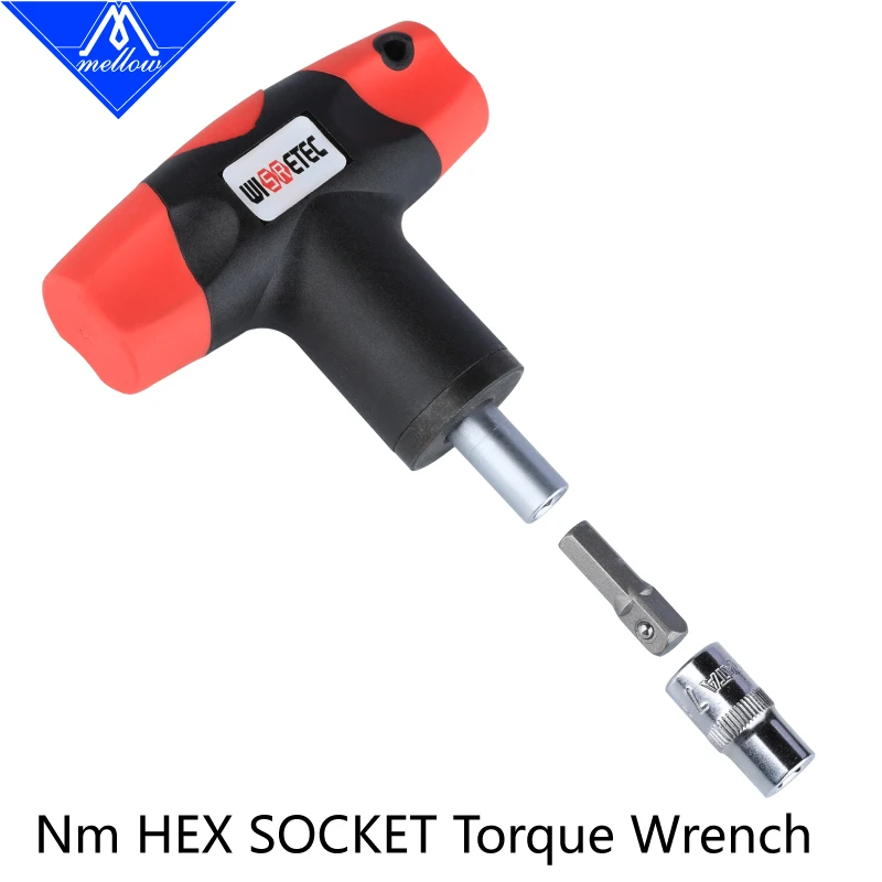 Constant Torque 1.8Nm / 2.5Nm HEX SOCKET Torque Wrench For 7MM / 8MM 3D Printer Nozzle V6 Volcano MK8 Ender 3 NF-Crazy Hotend