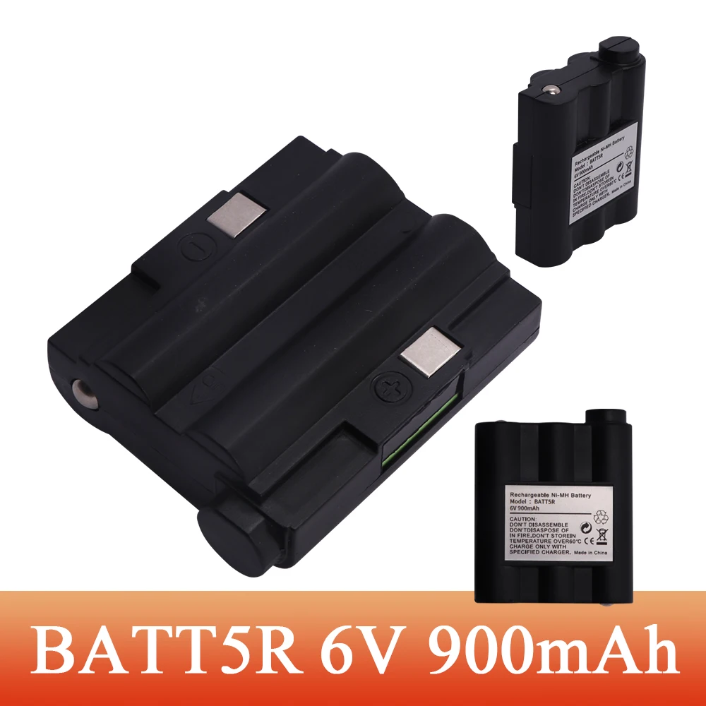 

Ni-MH аккумулятор 6 В 900 мАч BATT5R AVP7GXT для серии Midland G7, Midland G9, Midland GXT GXT600, GXT635, GXT650 BATT-5R