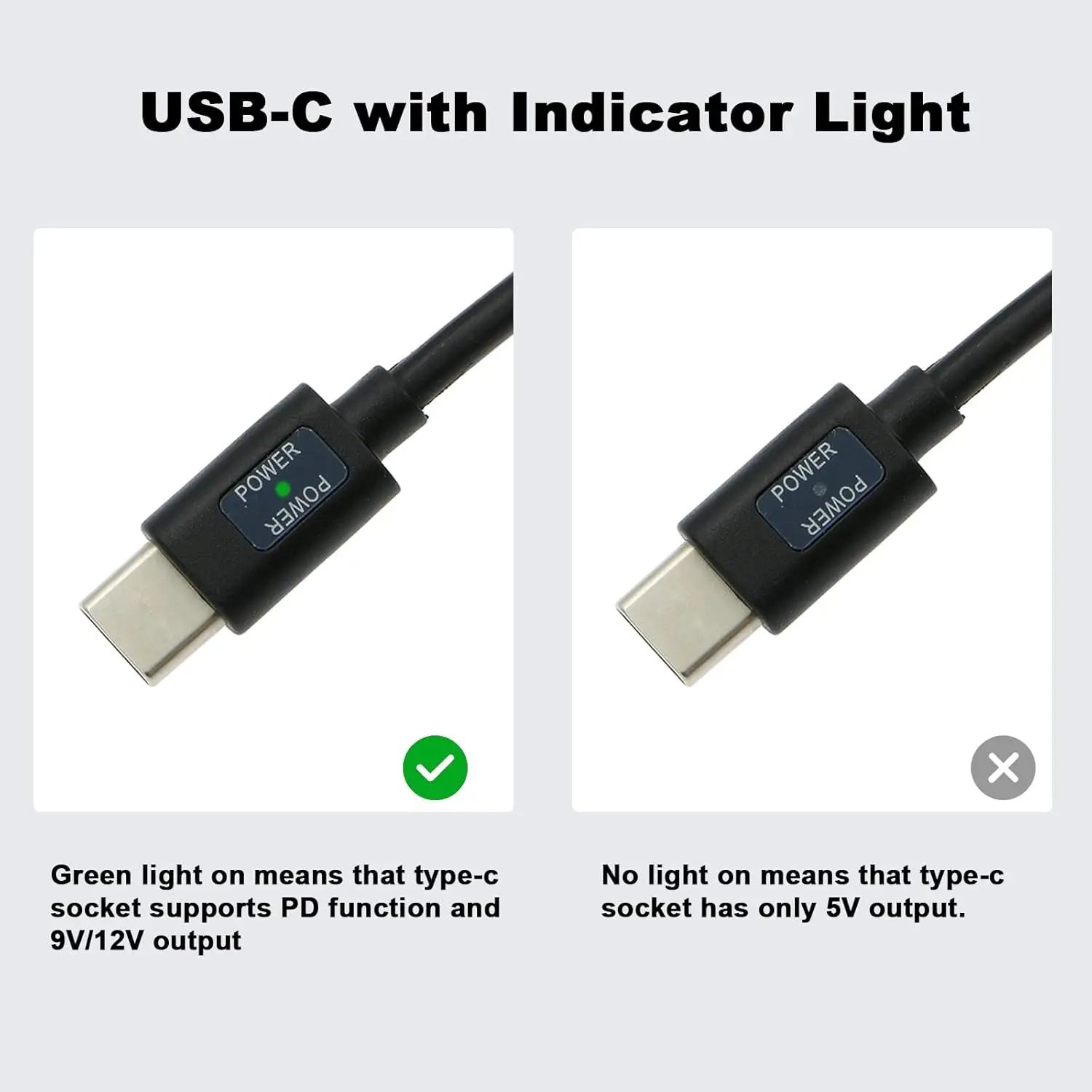 كابلات ألفين PD USB-C Type-C إلى تيار مستمر 5.5 × 2.5 مم 12 فولت كابل طاقة لمساعدة في الفيديو Blackmagic |   أتوموس شوغون |   SmallHD |   عالم الشعور