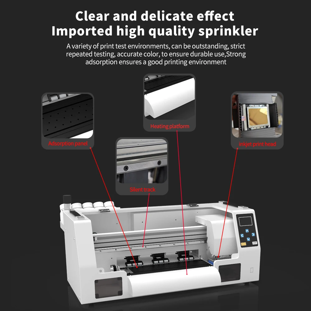 Hot Sale DTF PET Film Printer Heat Transfer T-shirt Printing Machine XP600 A3 30CM DTF Printer