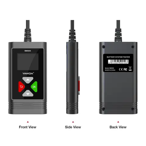 BM560 Bilbatteritestare 6V 12V BM580 Batterianalysator Starttest Laddningstest Belastningstest BM550 PK KW650 6 best sales bm580 - №5