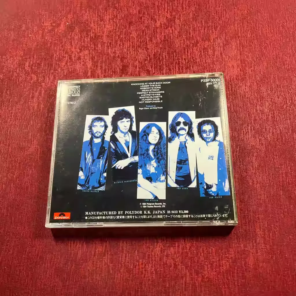 

CD-альбом Deep Purple Perfect Strangers, полностью серебристый CD-диск Conic Mark II, воссоединение коллекционной группы, шедевр для ценителей музыки