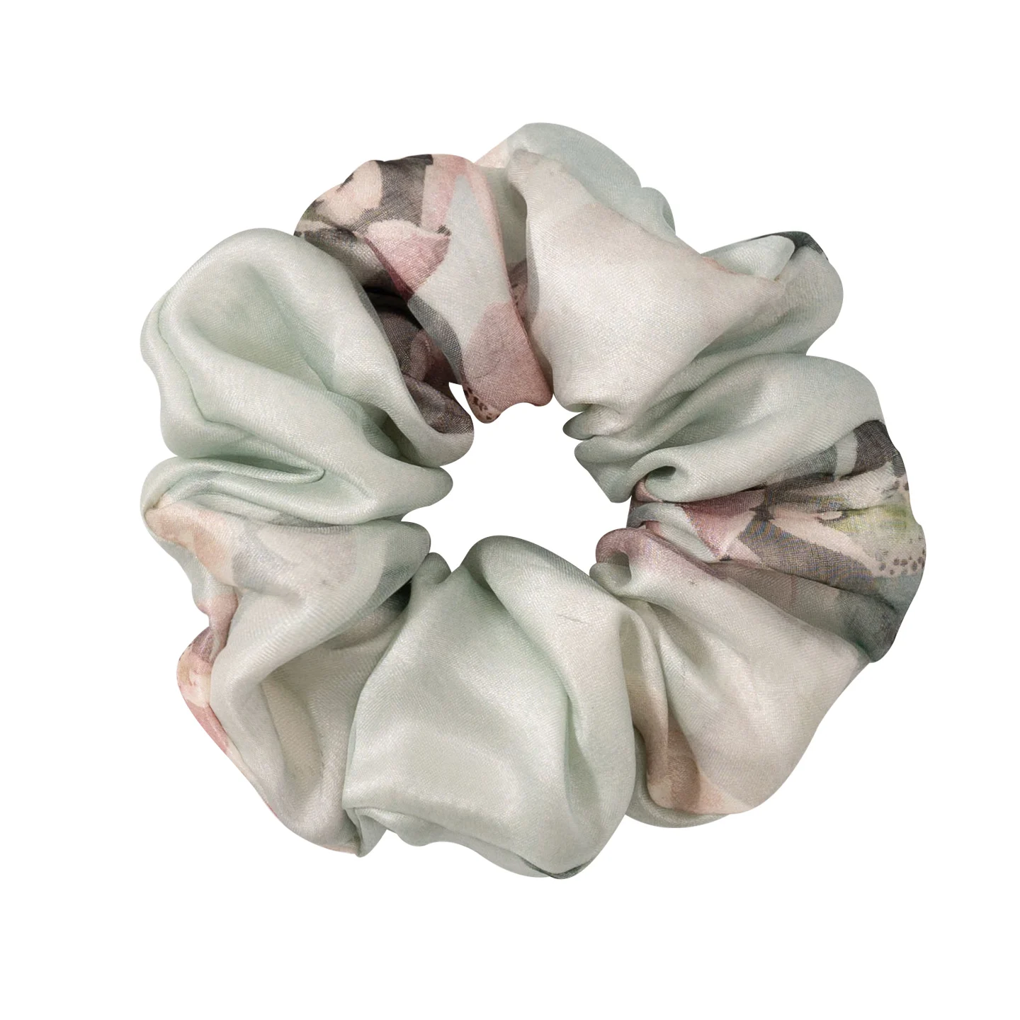 

100% Silk Scrunchies Elastic Silk Hair Ties Small Intestine Hair Rope Headwear Flower Silk headband Hair Accessories Hairband