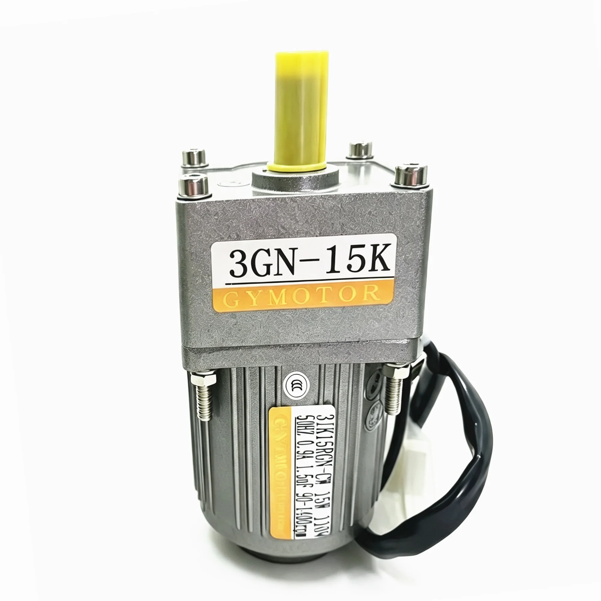 Fixed Speed 15W AC 110V Single Phase Shaft Diameter10mm Gear Motor 3GN Gearbox Constant Speed AC Motor